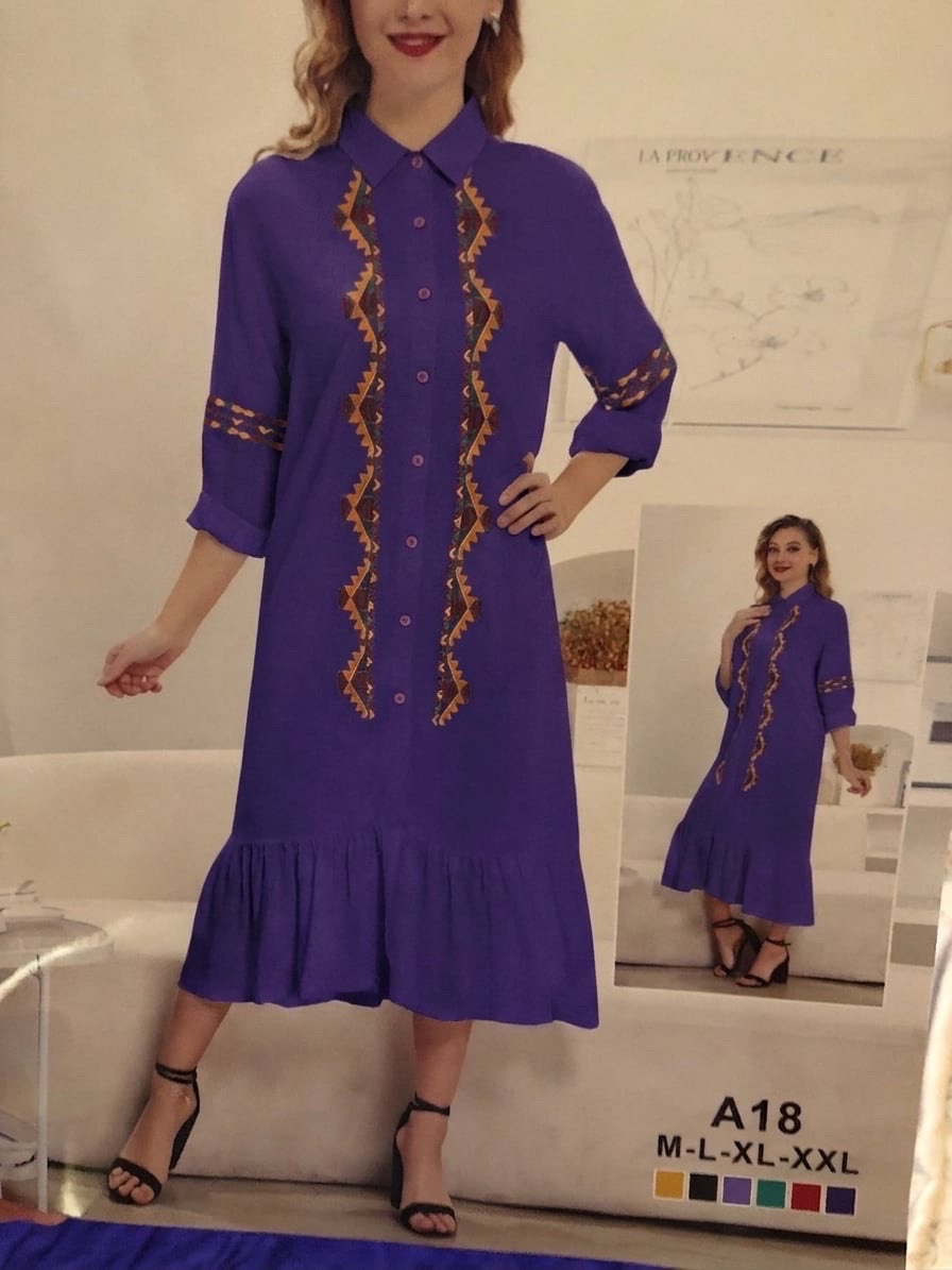 Robe mauve 