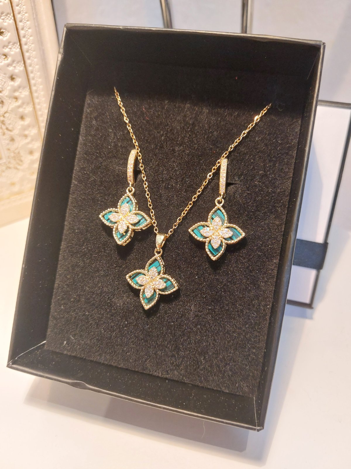 Parure bijoux inoxydable 