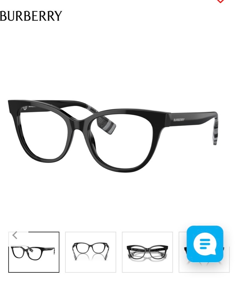 Lunettes de vue Buberry  authentique 