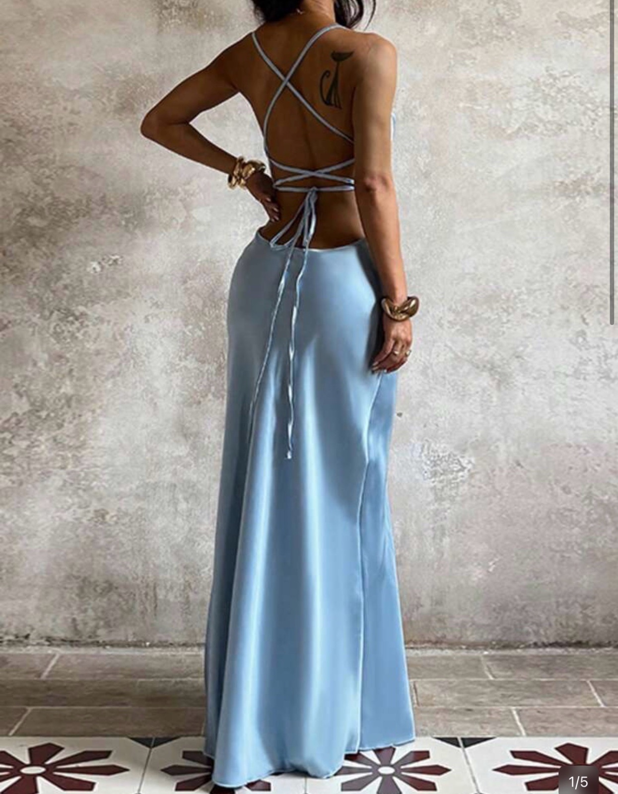 Robe bleu