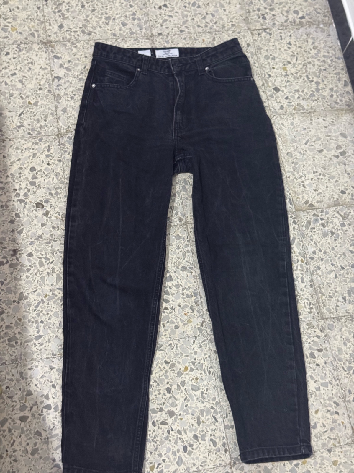 Jean noir demin bershka