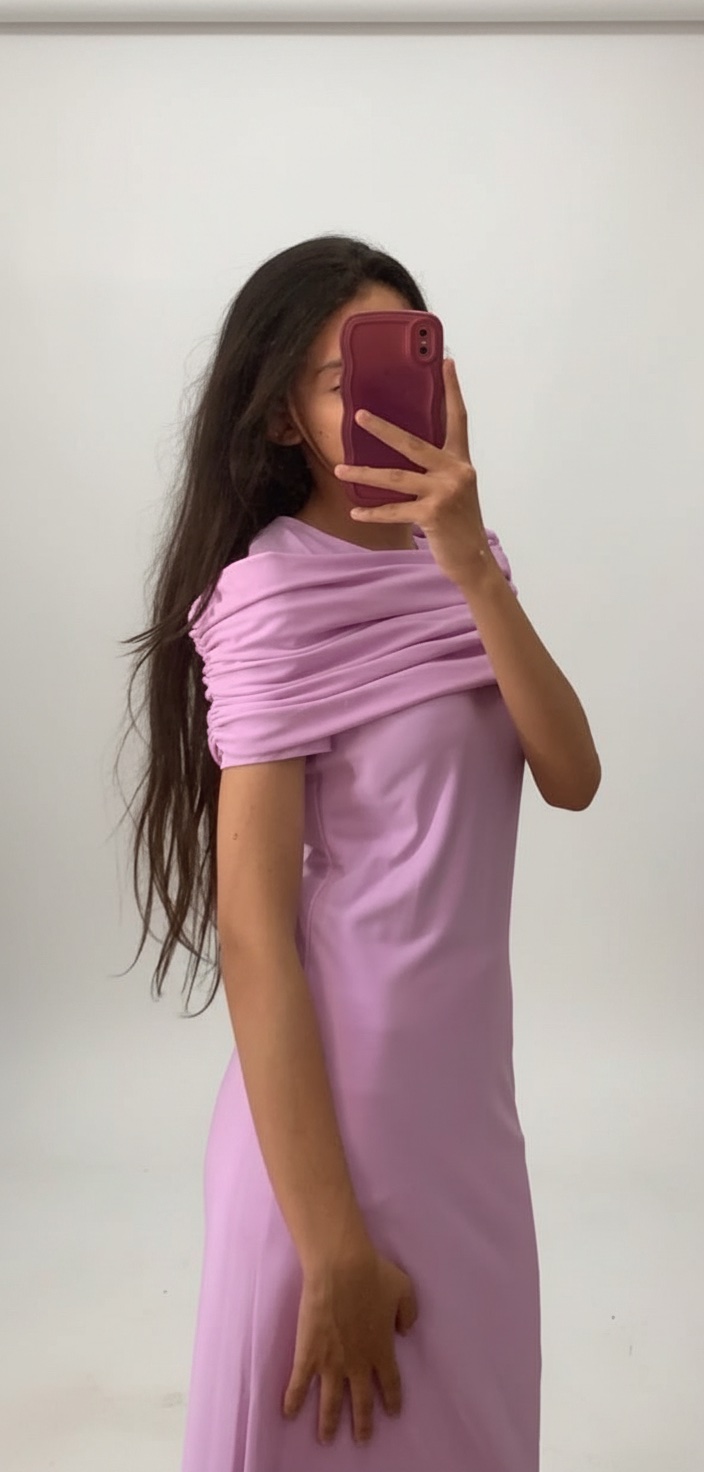     Robe longue drapée