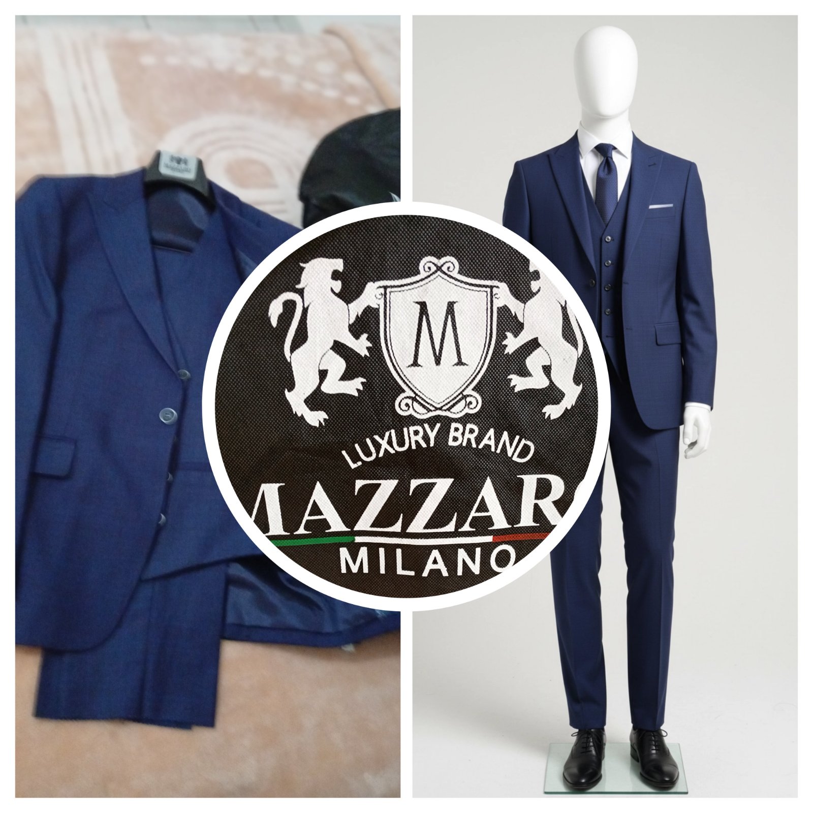 Costume 3 pieces by MAZZARO MILANO.dernier démarque 