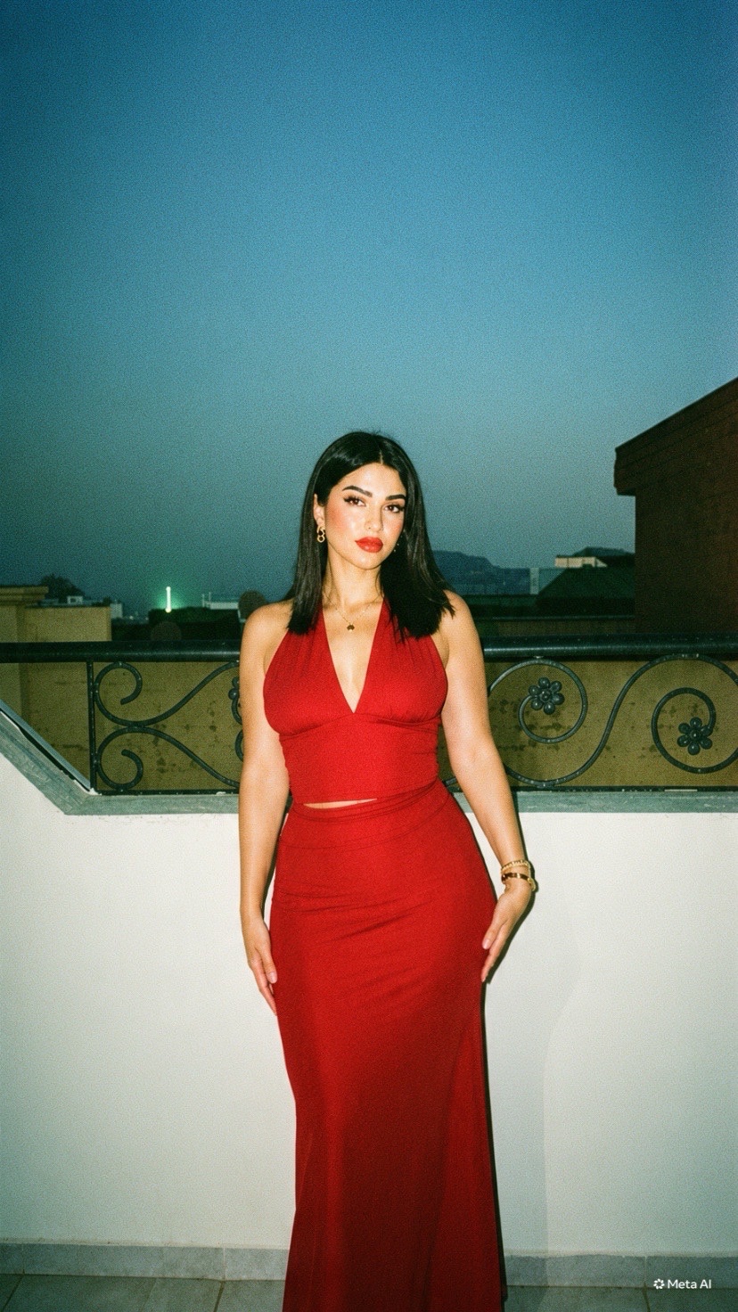 Robe rouge sexy