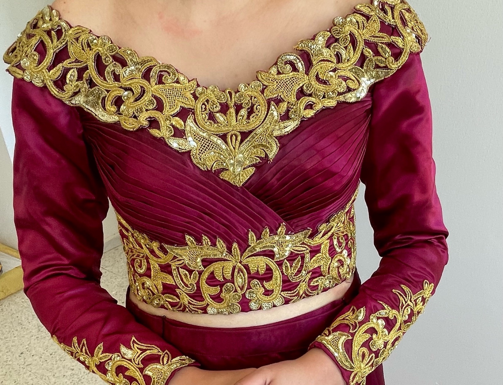 Tabdila nablia 3das et kantil satin de soie 