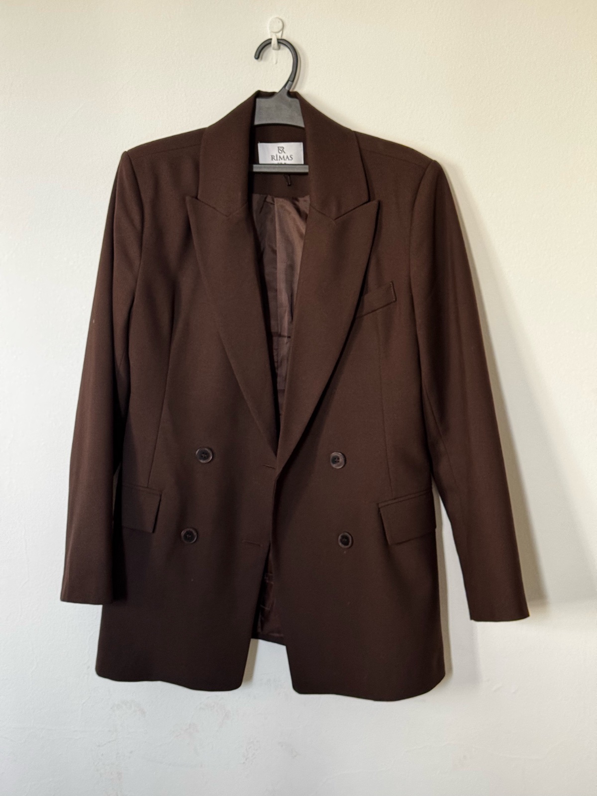 Tailleur marron chocolat