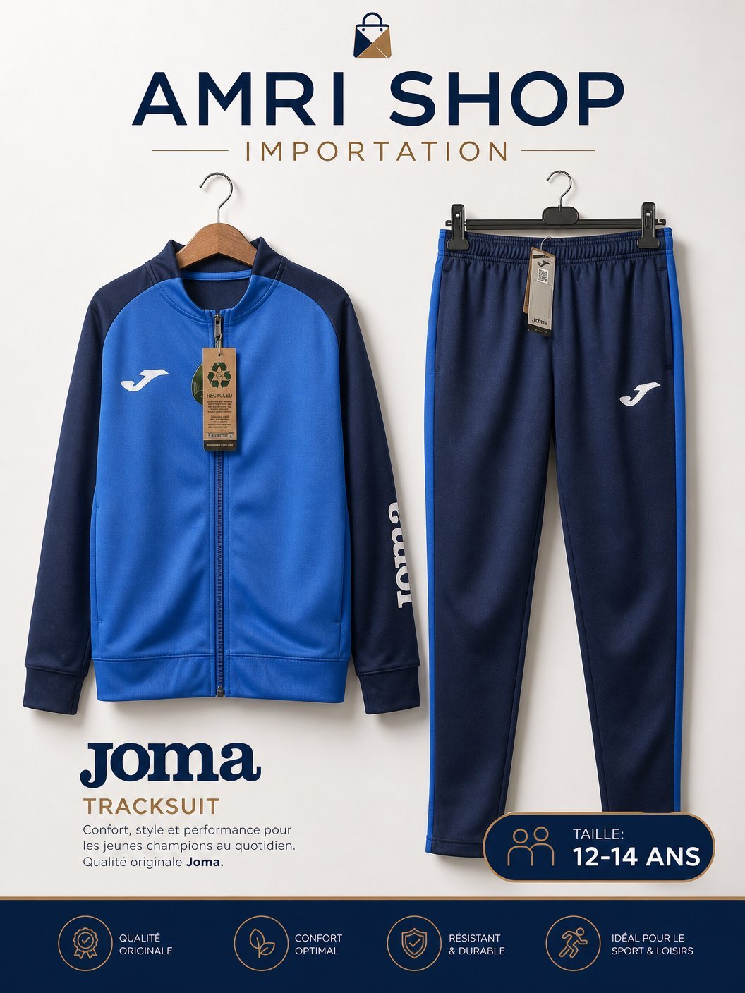Survêtement sport Joma 14 ans