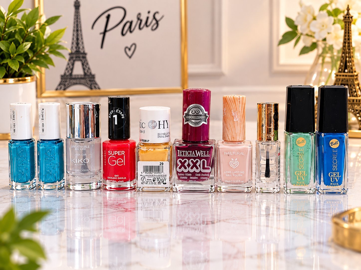 Collection de vernis à ongles 