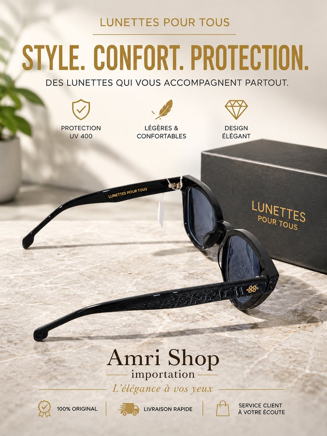 Lunette soleil (lunettes pour tous)