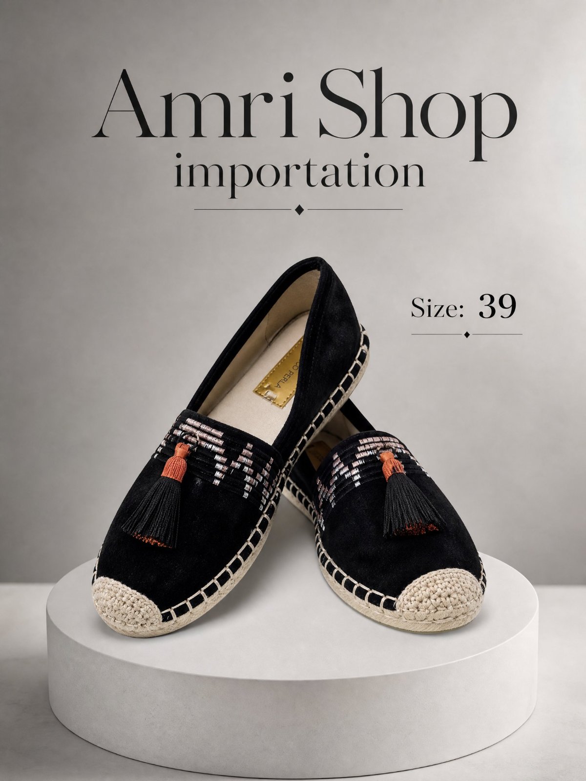 Espadrilles coco perla