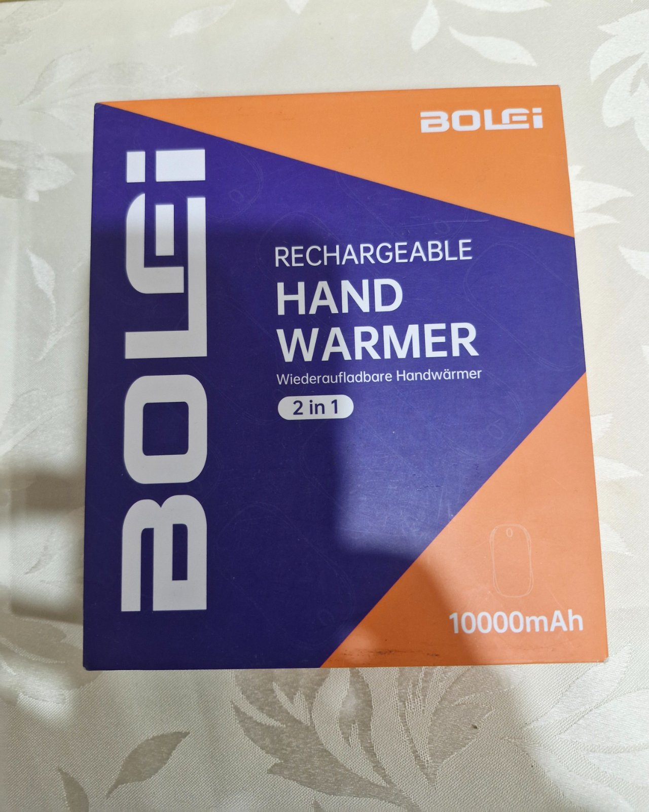 Chauffe-mains rechargeable 2 en 1