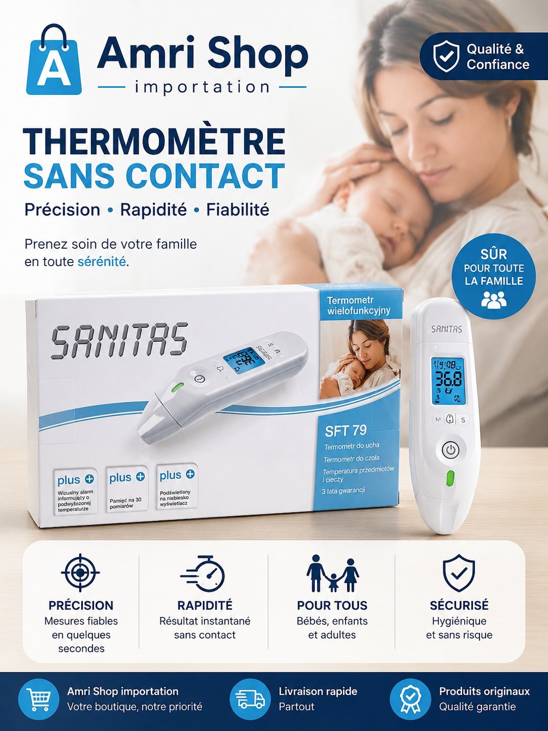 Thermomètre Sanitas 