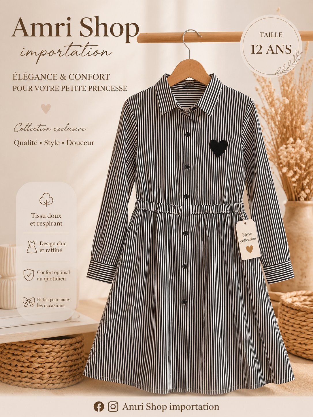 Robe petite étoile 12 ans