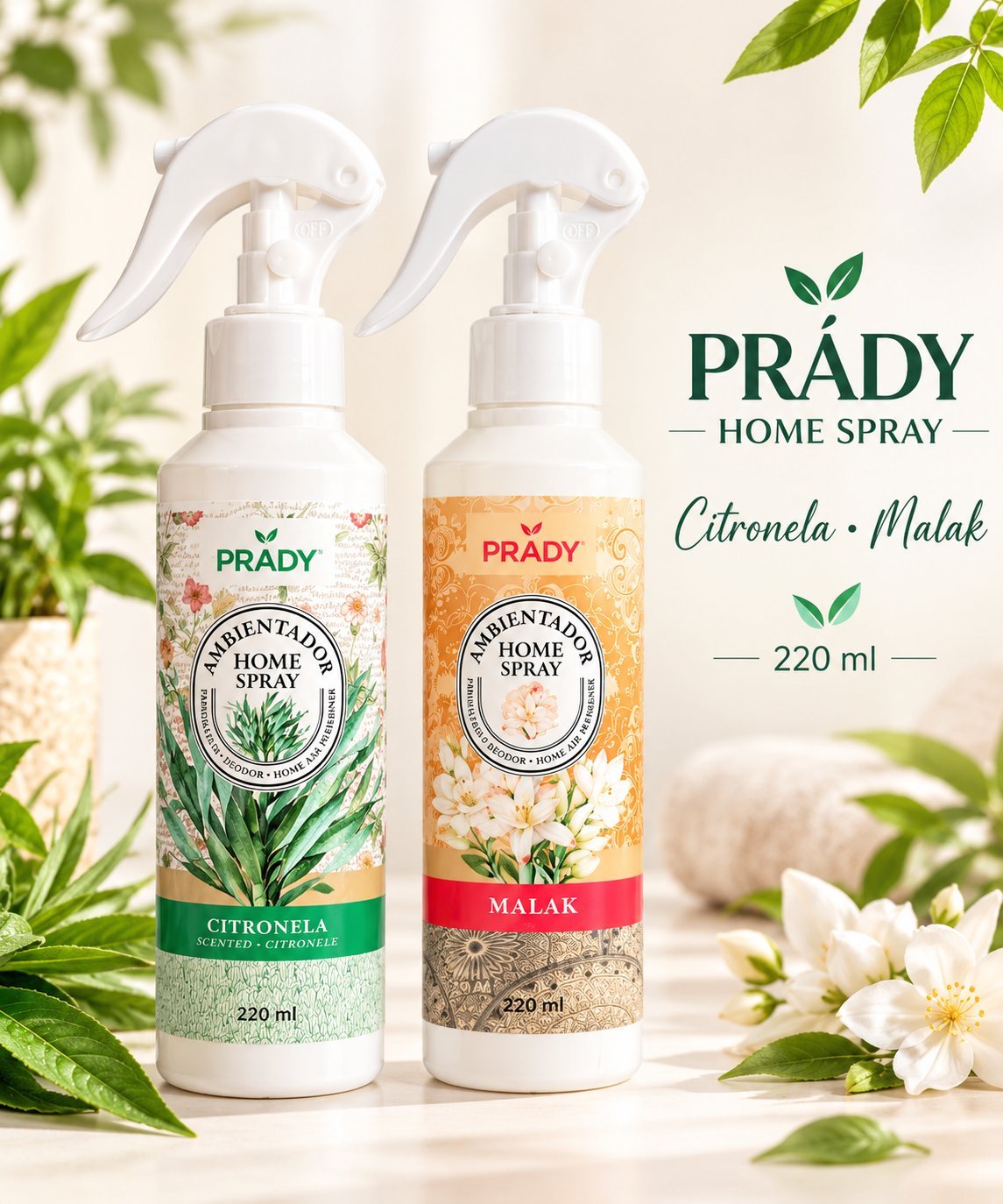PRÁDY Home Spray (Lot de deux ).