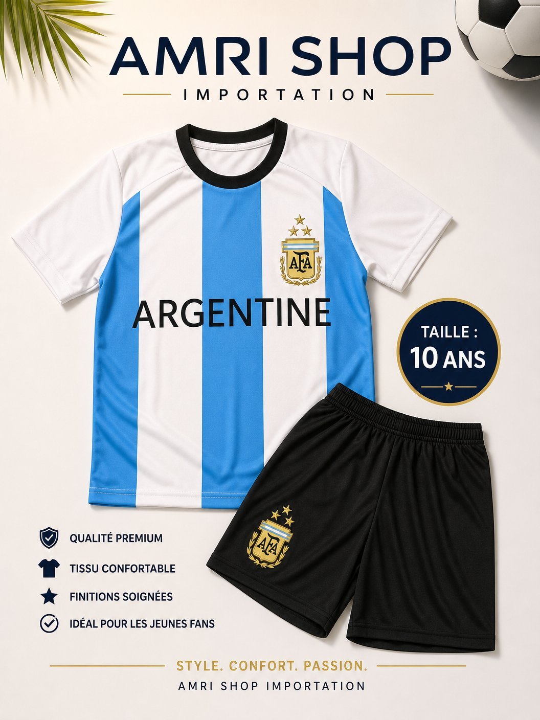 Ensemble sport short et maillot 