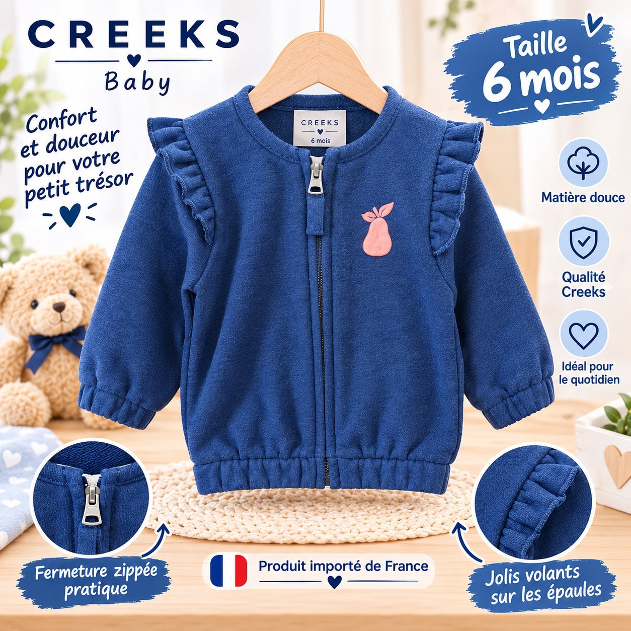 Veste bébé Creeks