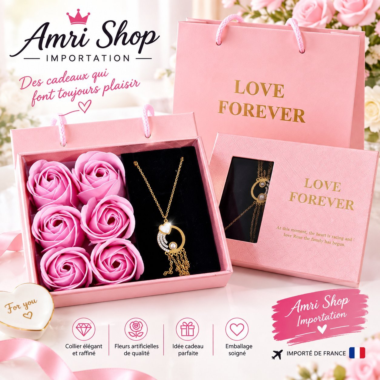 Coffret cadeau love forever 