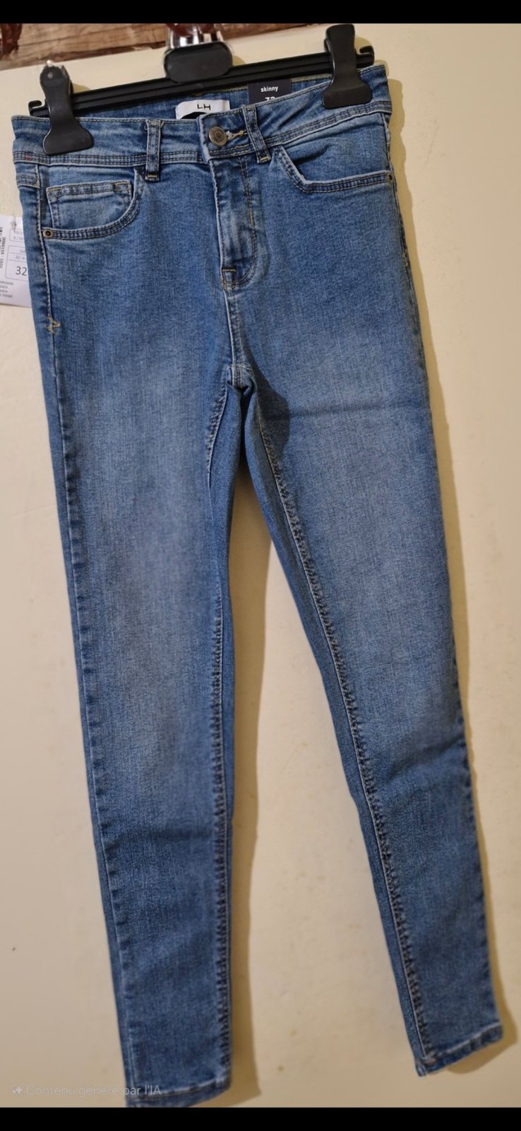 Pantalon jeans fille 