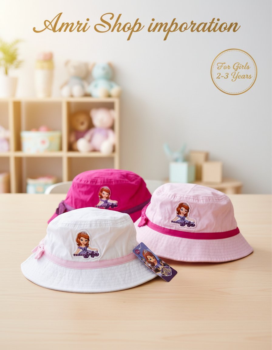 Chapeaux filles bob sofia Disney 