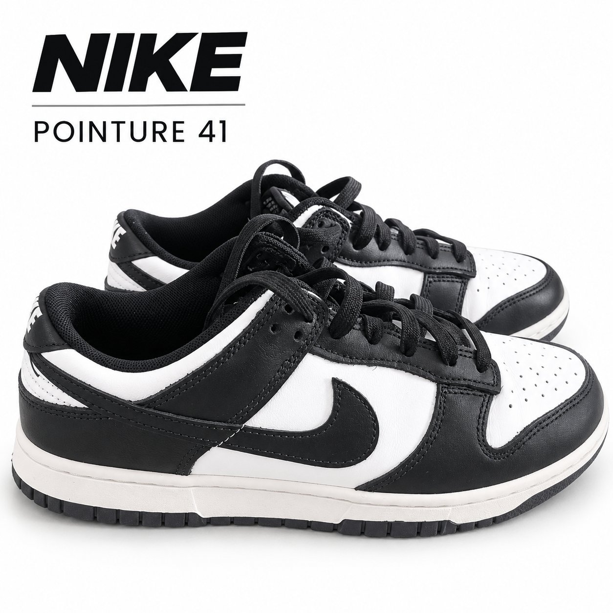 Nike Dunk Low – Noir & Blanc