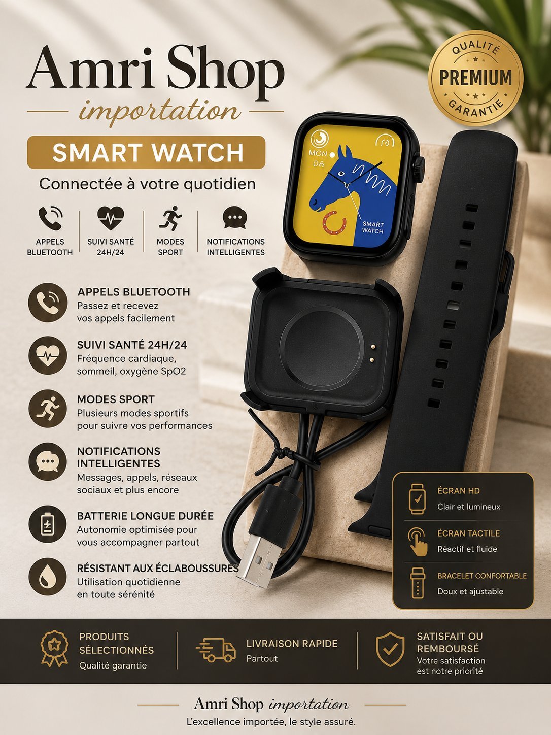Smart watch connectée 