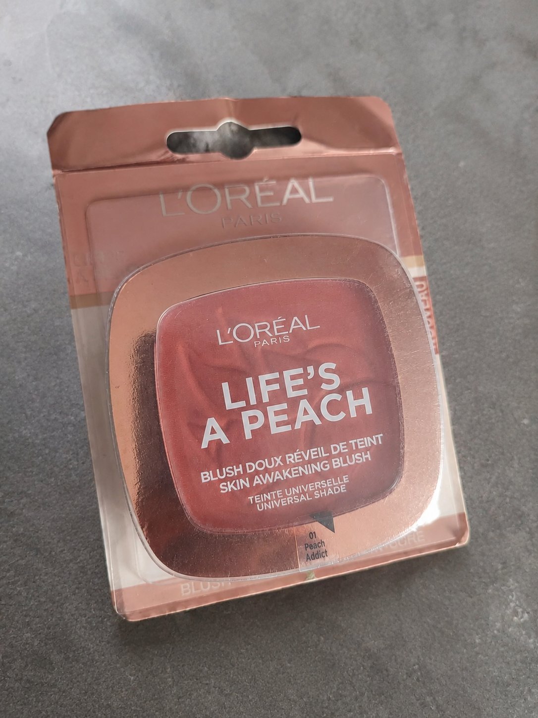 Peach L'Oréal couleur 1 pêche rosée 