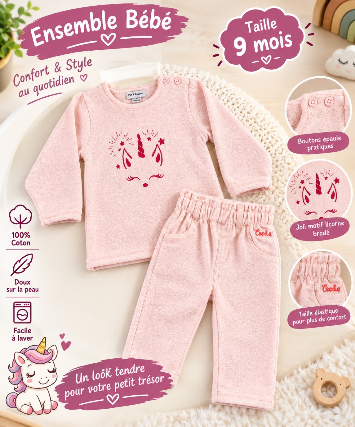 Ensemble bébé fille 