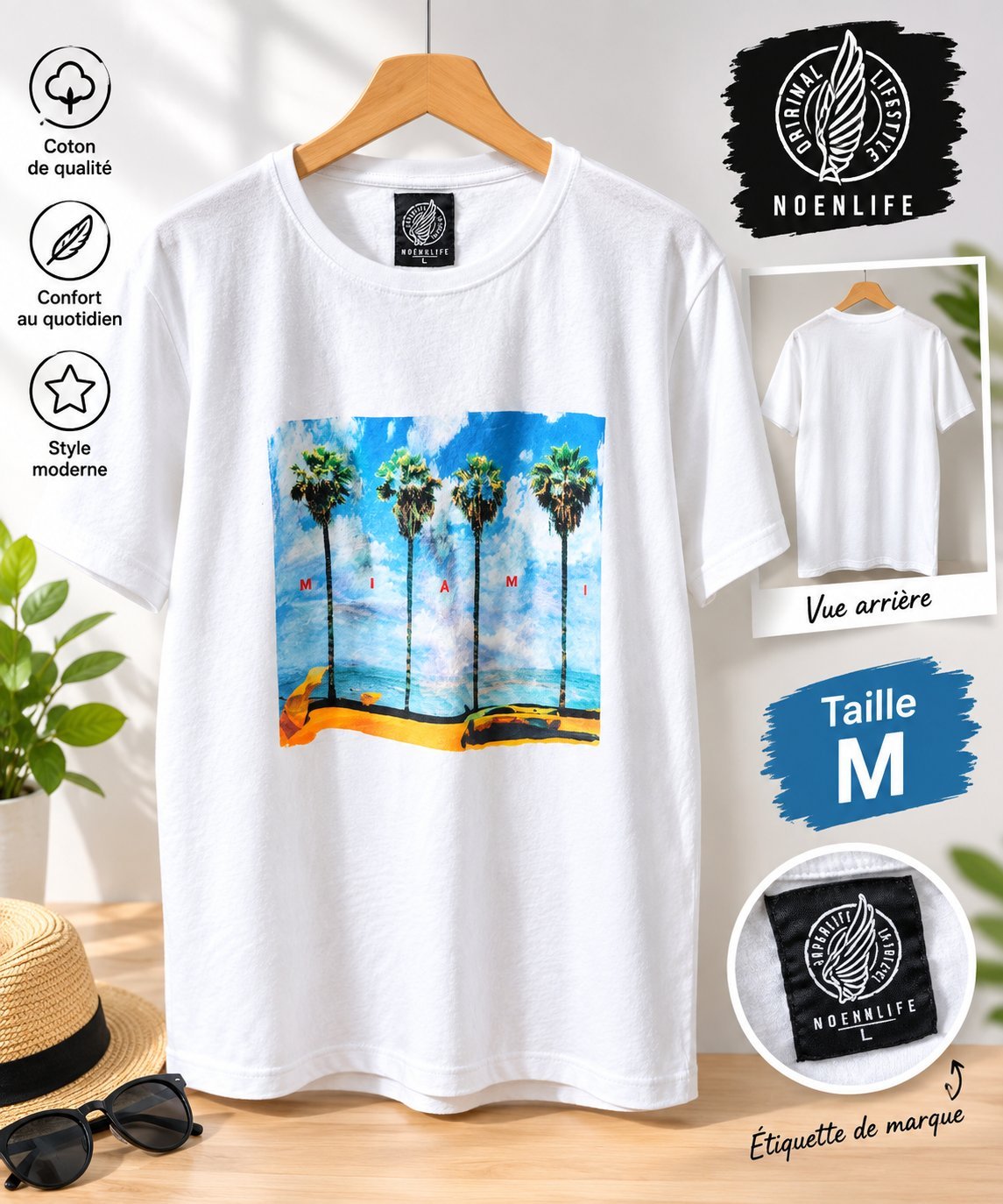 T-shirt homme Noenlofe