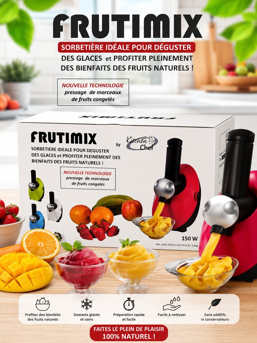 FRUTIMIX Kitchen Chef – 150W