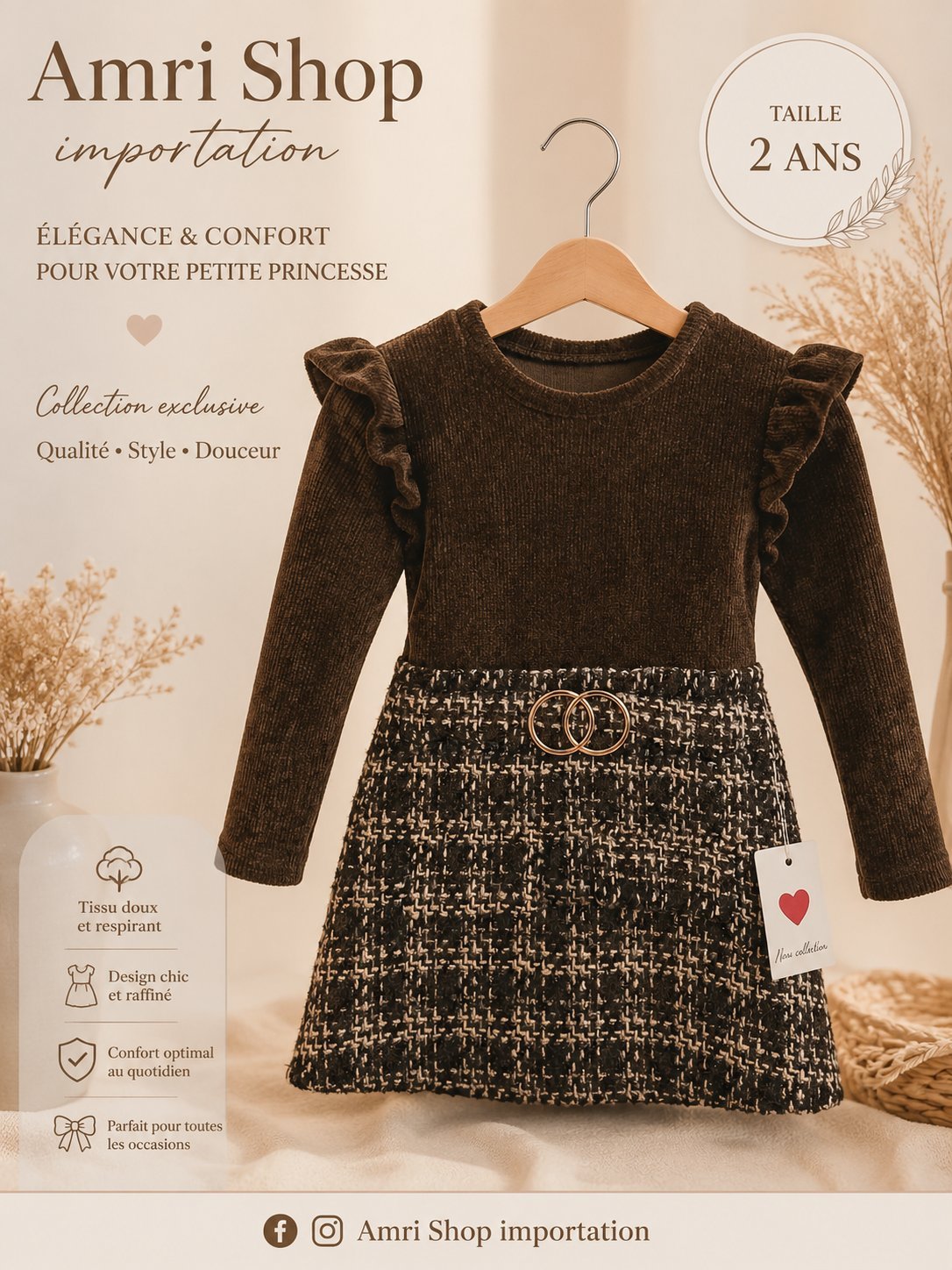 Robe petite fille 2 ans