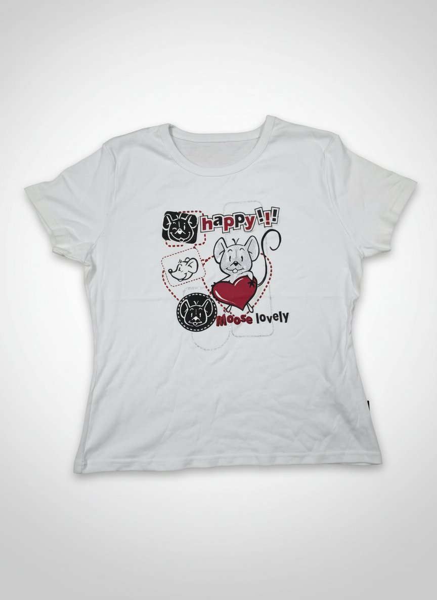 T-shirt femme blanc