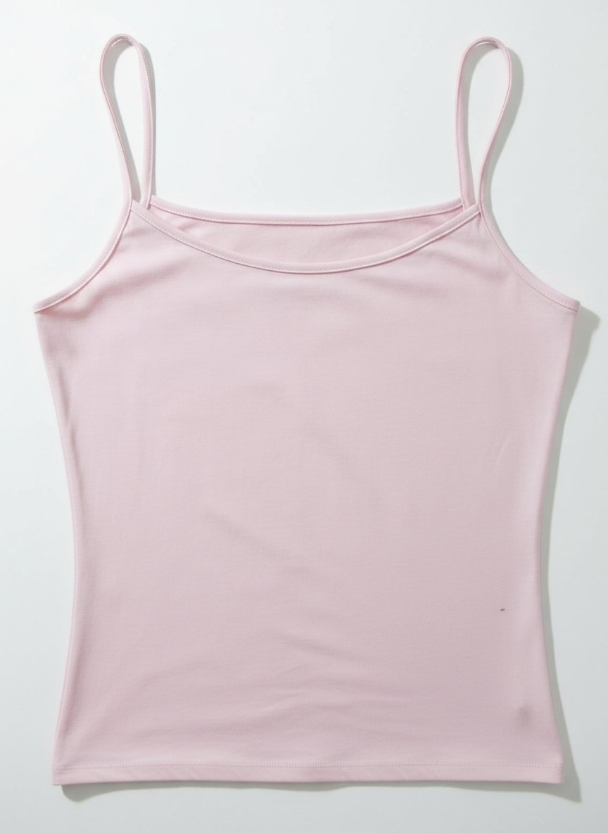 Débardeur Basique Rose Pastel - 100% Coton - Taille L