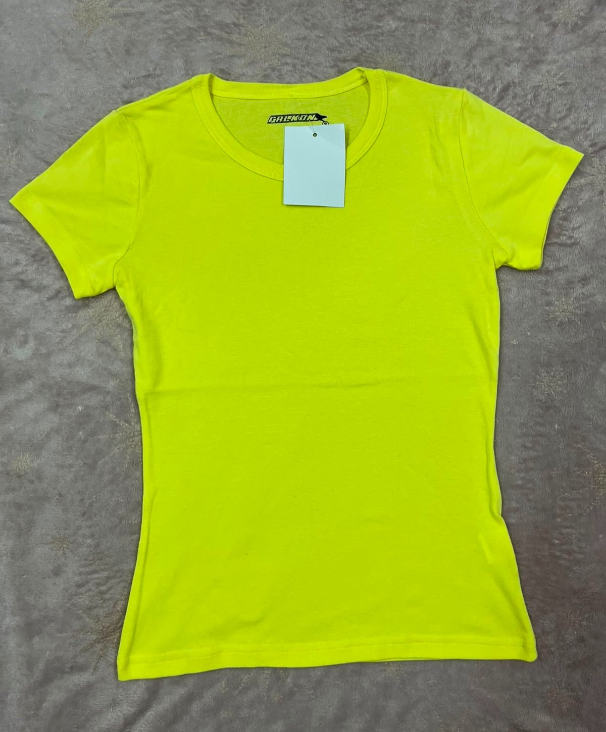 T-Shirt Femme Coupe Ajustée Col Rond