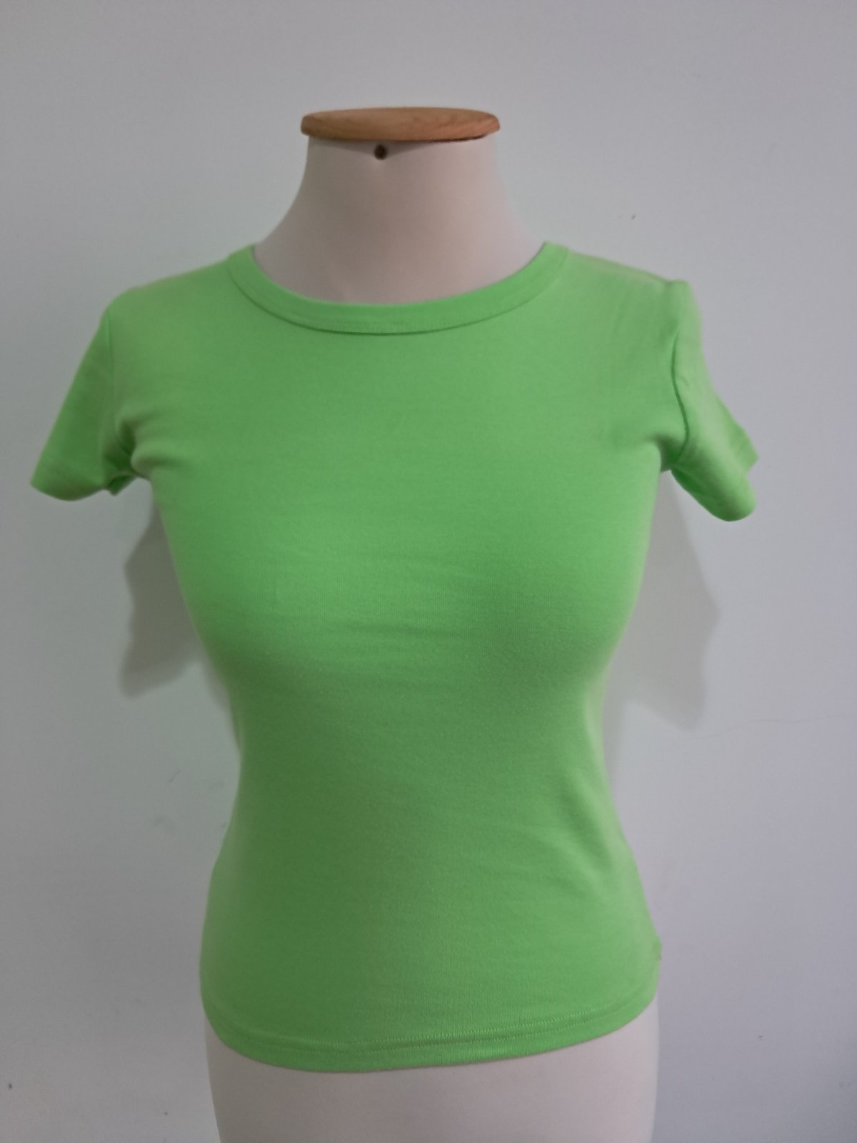 T-shirt Basique Vert Lime - Marque Falkon (Taille S)