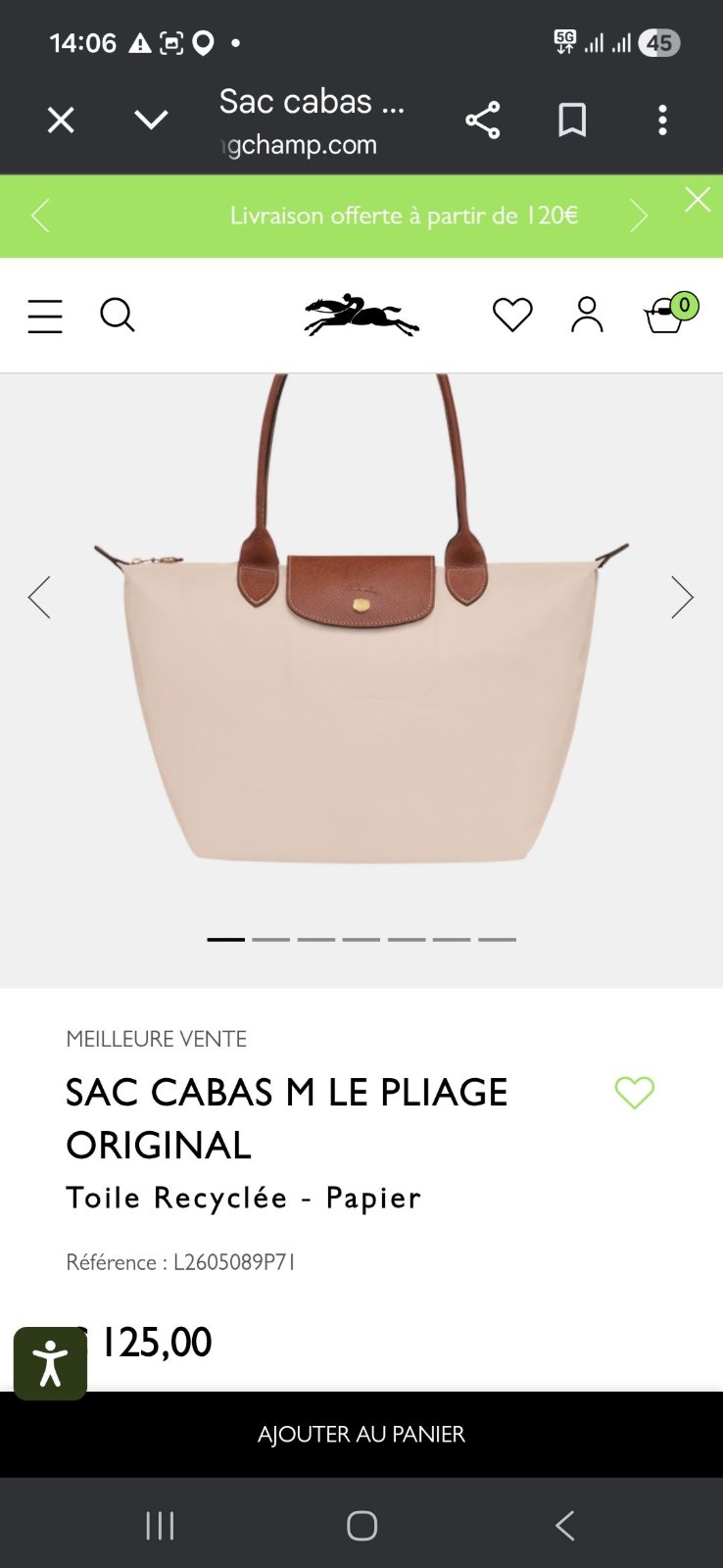Sac longchamp 