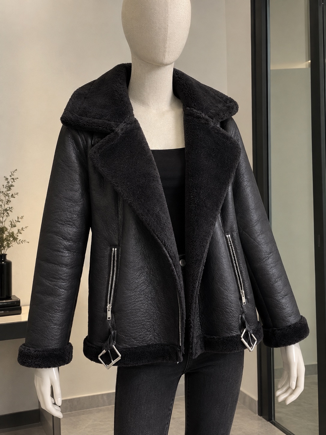 Veste cuir