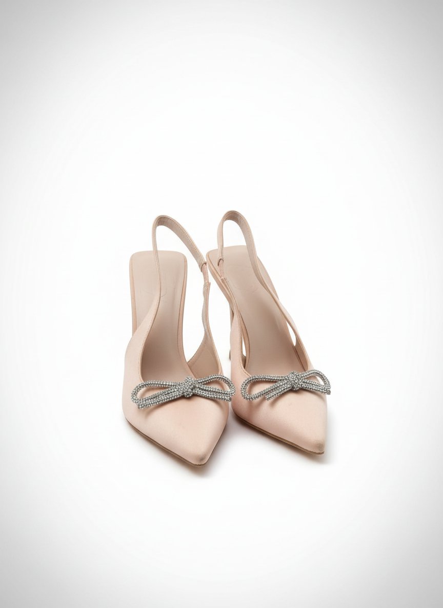 Escarpin rose poudre neuf