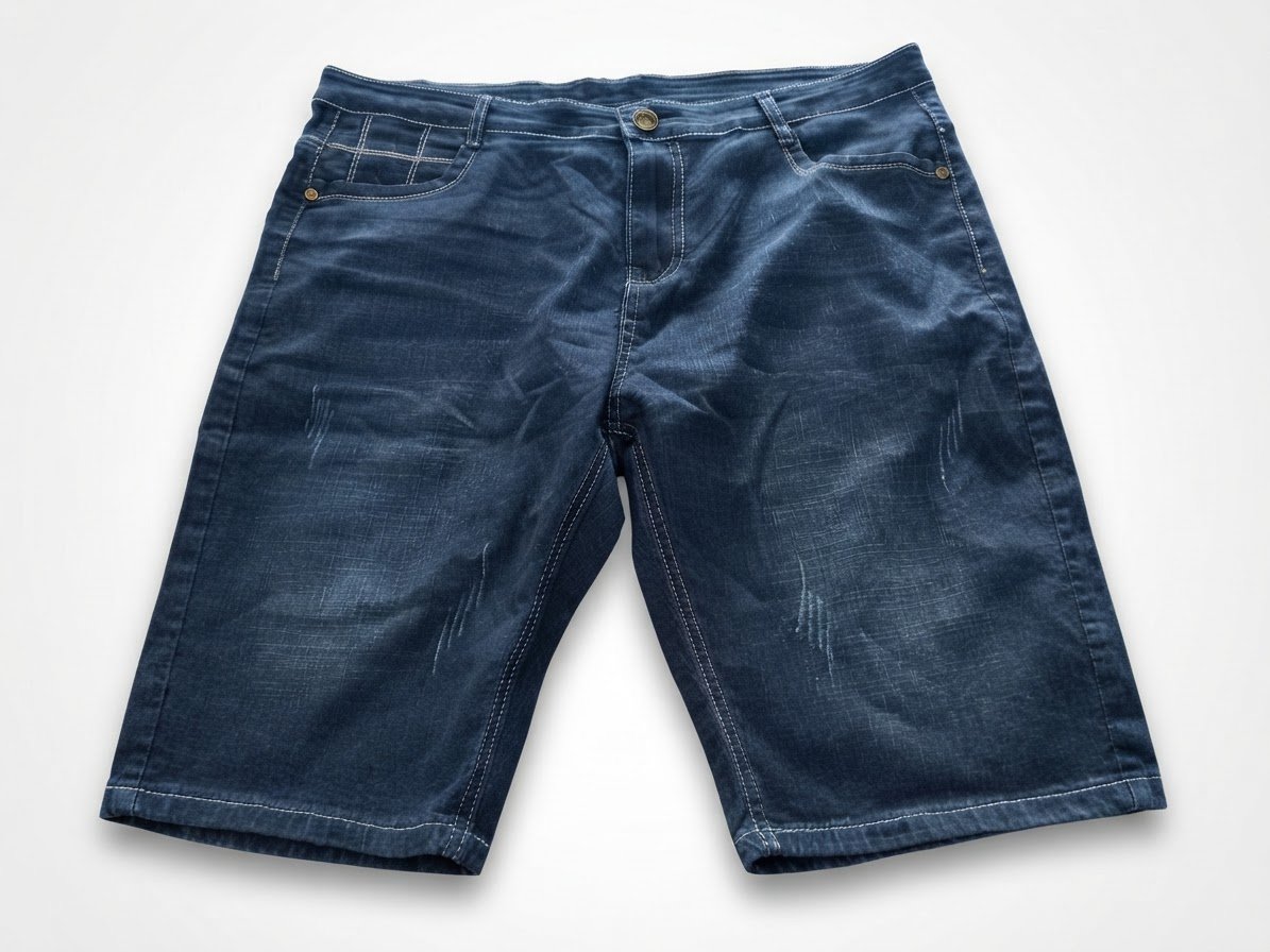 Short homme bleu marine 