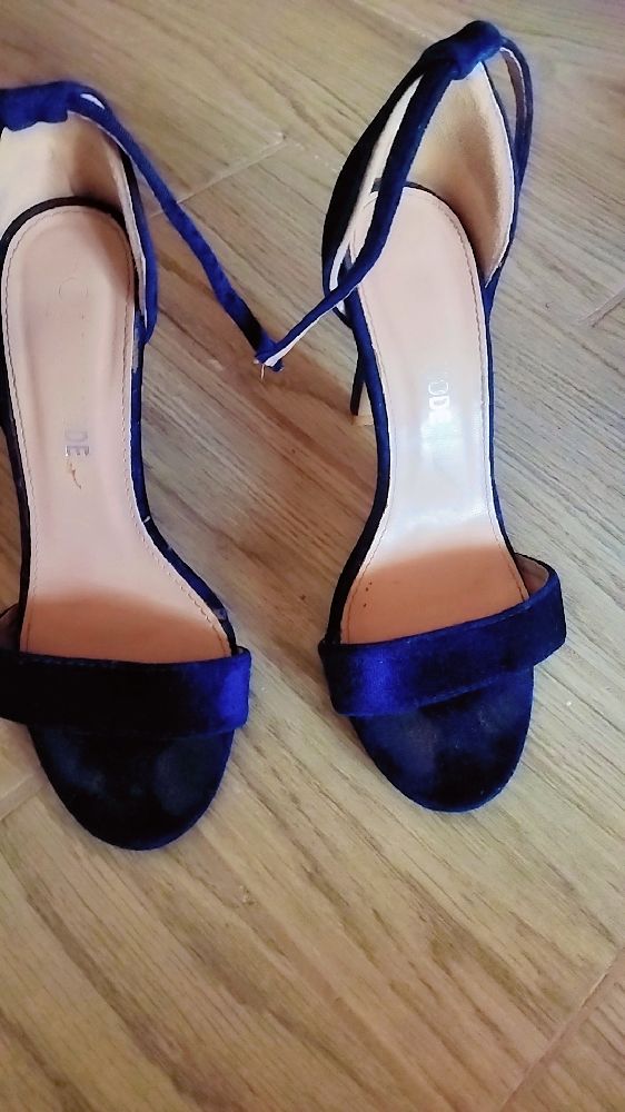 sandales faudain bleu