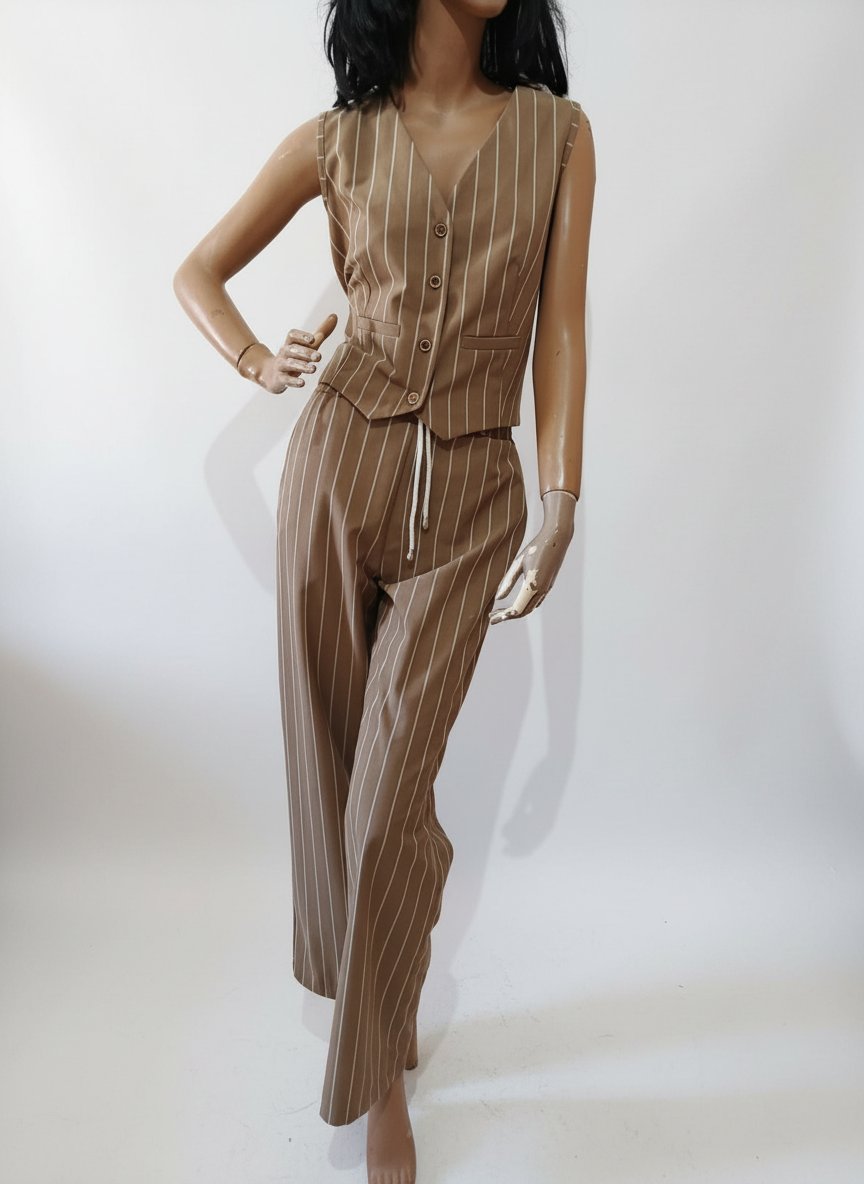 Ensemble dame camel 