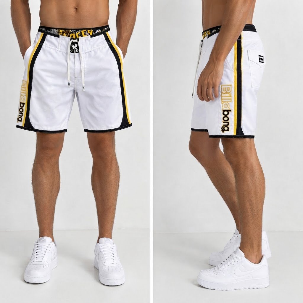 Short Billabong Blanc ♡ Style Sport & Plage 🔥