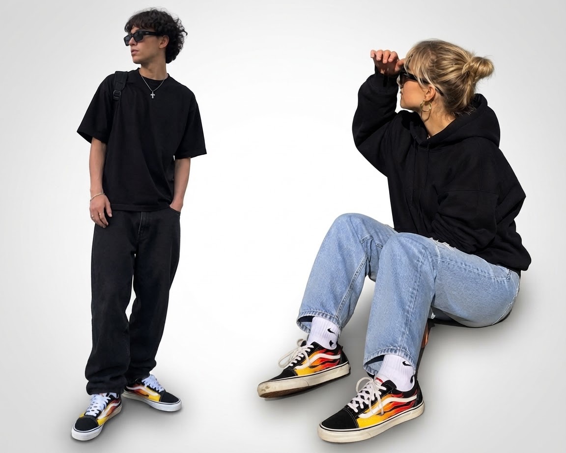 Vans Flame Old School