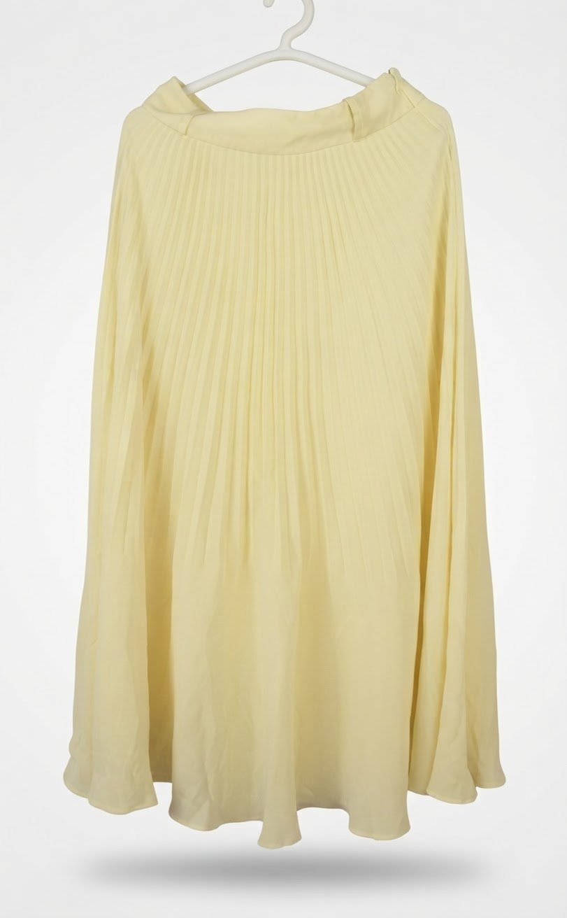 Jupe jaune pastel taille 34/36