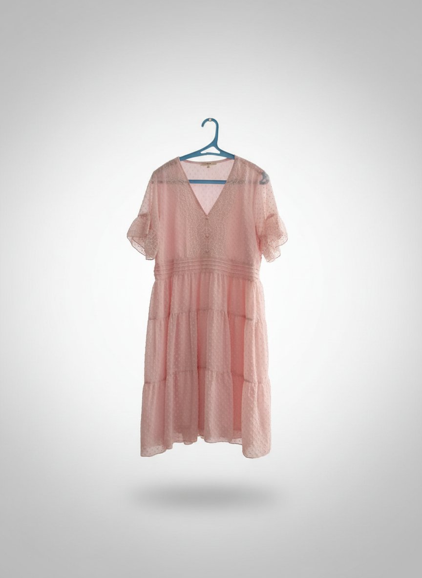 Robe taille L rose bébé