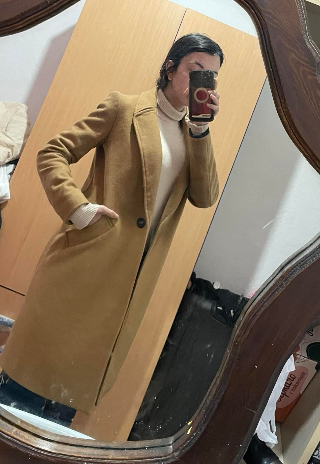 Manteau zara camel 