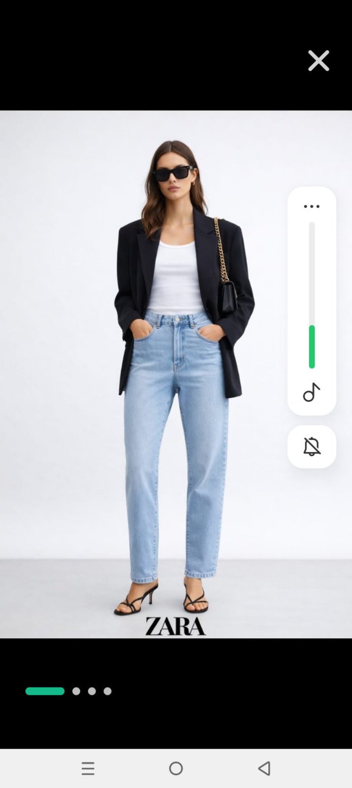 Nouveau prix. Jean bleu clair Zara taille haute