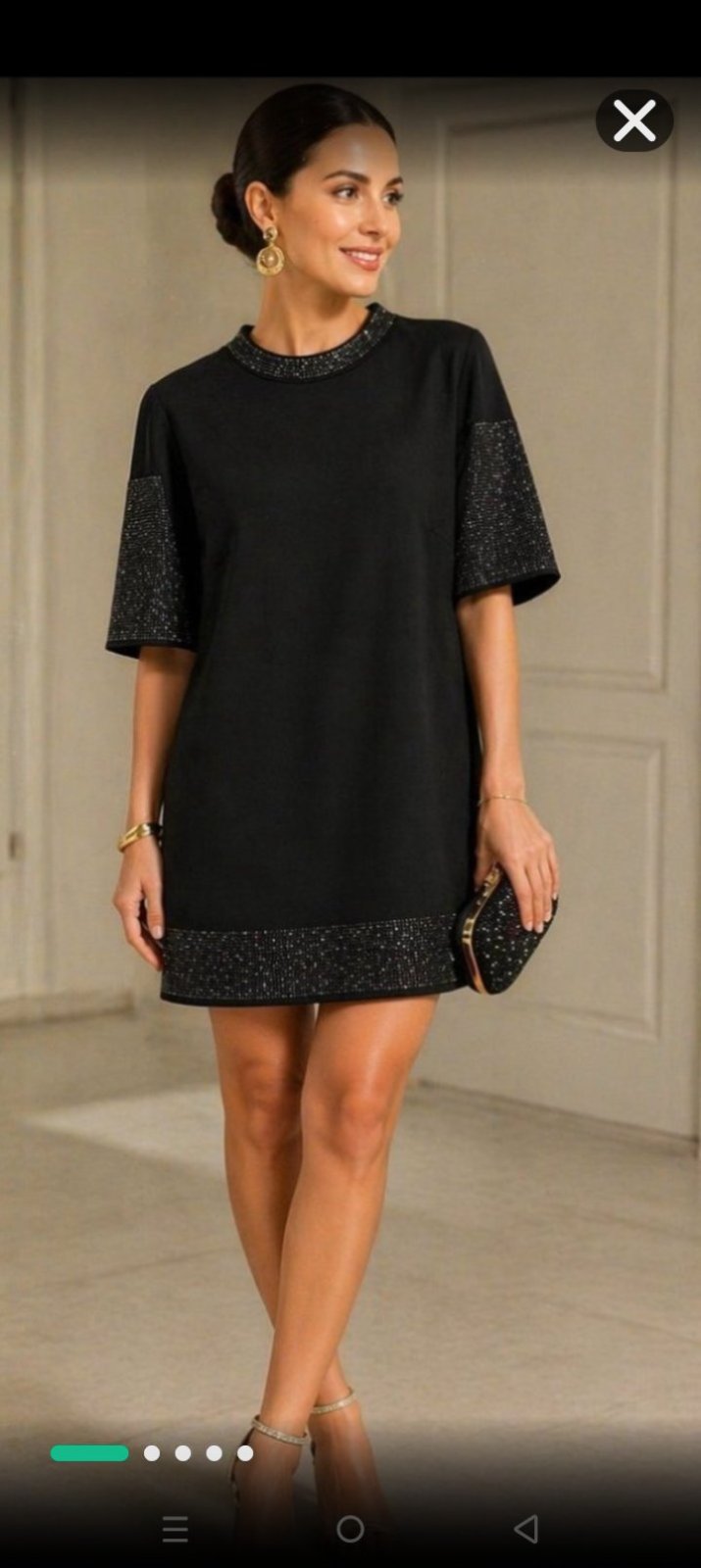 Robe élégante et sobre de la marque Classic tricot