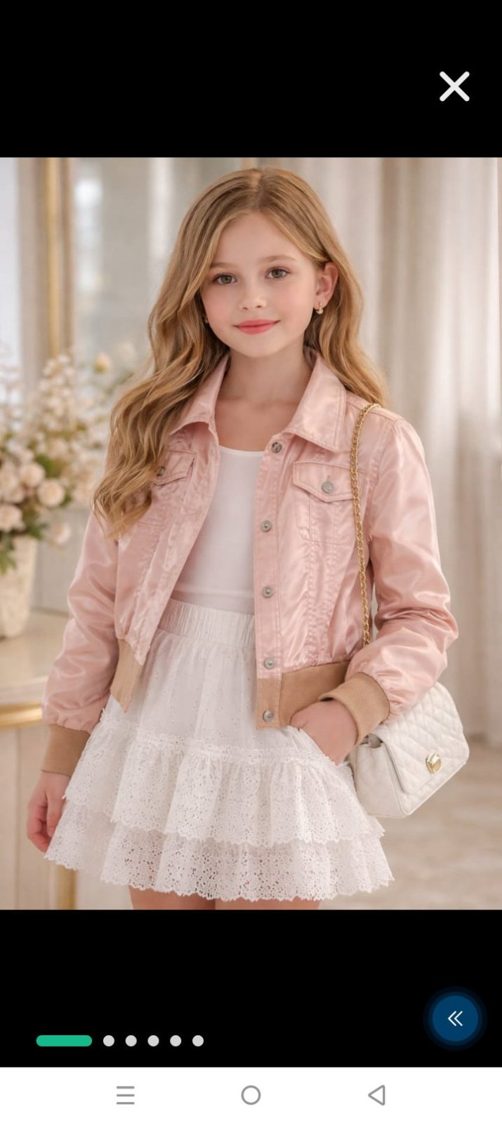 Magnifique veste satinée Armani Junior