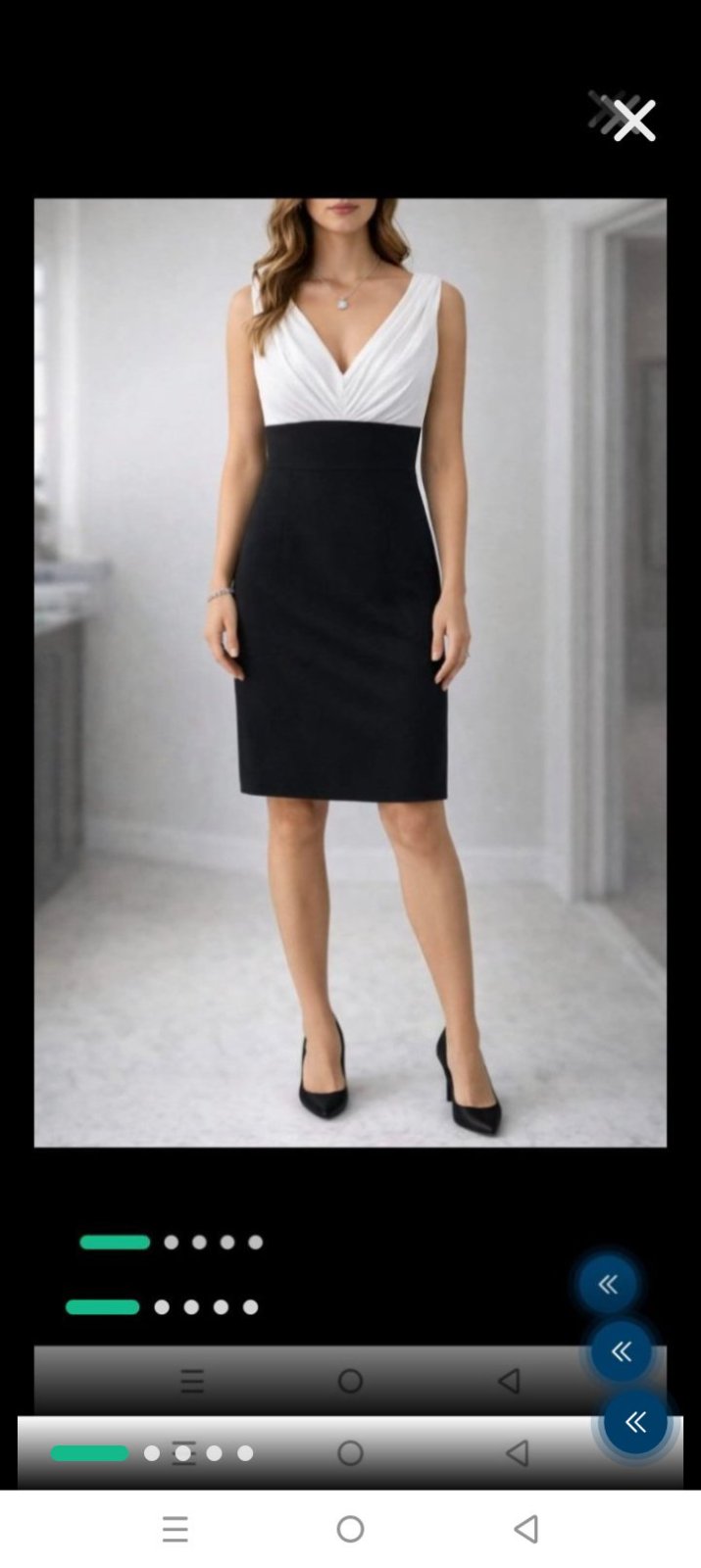 Baisse de prix. Très jolie robe bicolore Zara. Taille 38