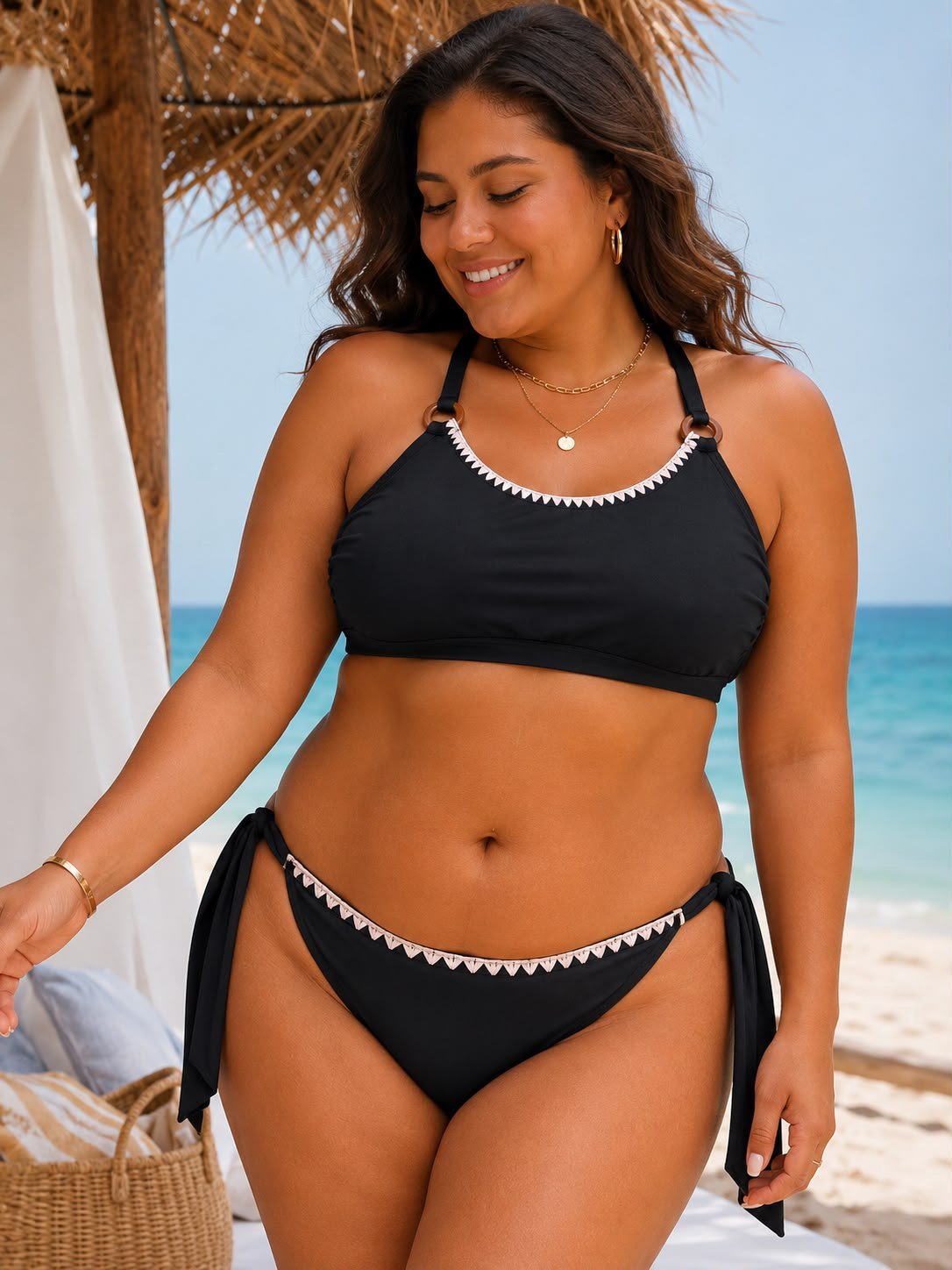 Bikini deux pièces de la marque George . grande taille